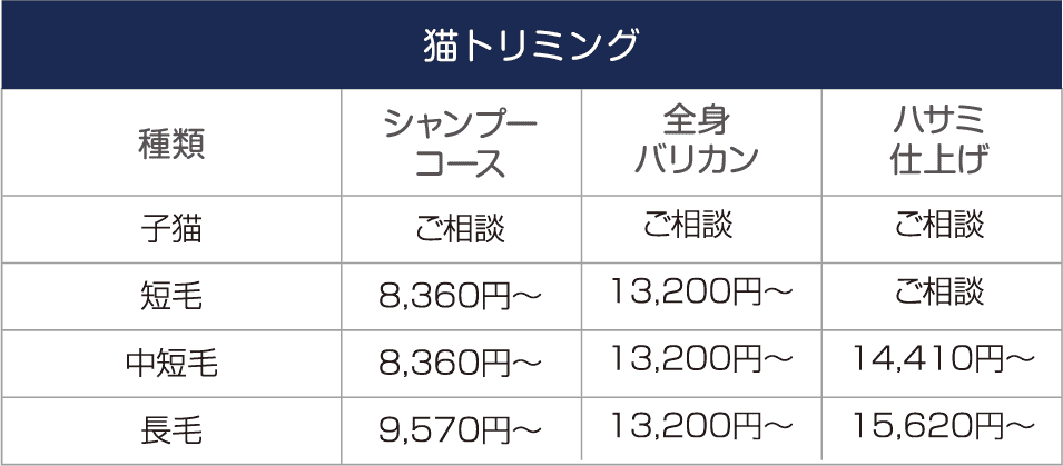 猫トリミング